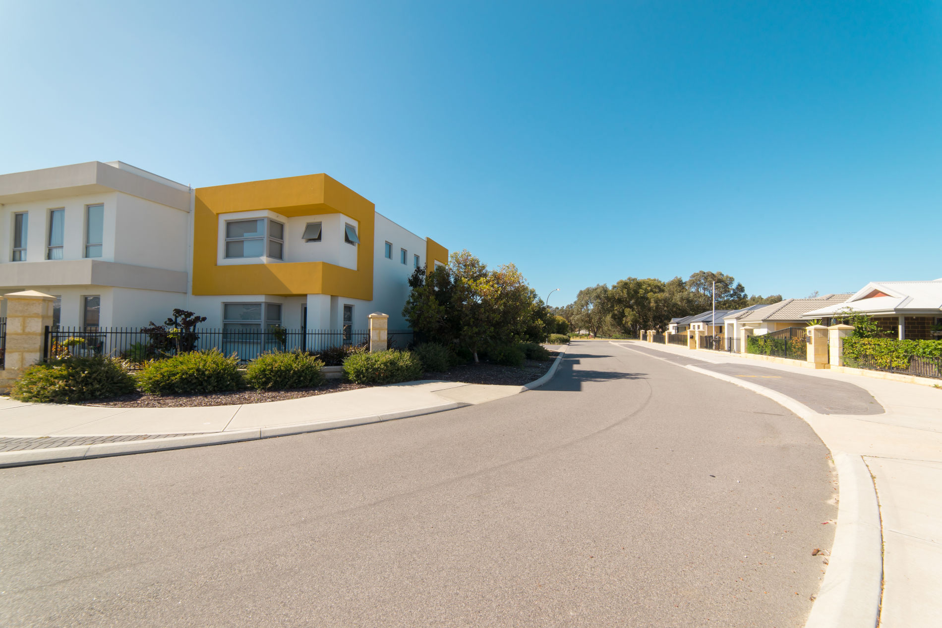 Modern home prepared for sale